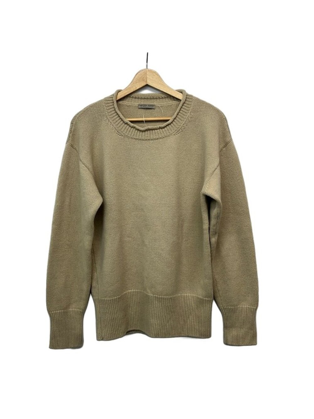 Bottega Veneta Long Sleeve Sweater XL Beige Cashmere 50